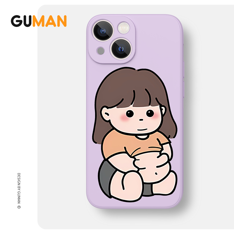 Ốp lưng GUMAN Mềm hoạt hình cặp đôi dễ thương đẹp Cho iPhone 15 14 13 12 11 Pro Max SE 2020 X XR XS 8 7 ip 6S 6 Plus kute XYB1646