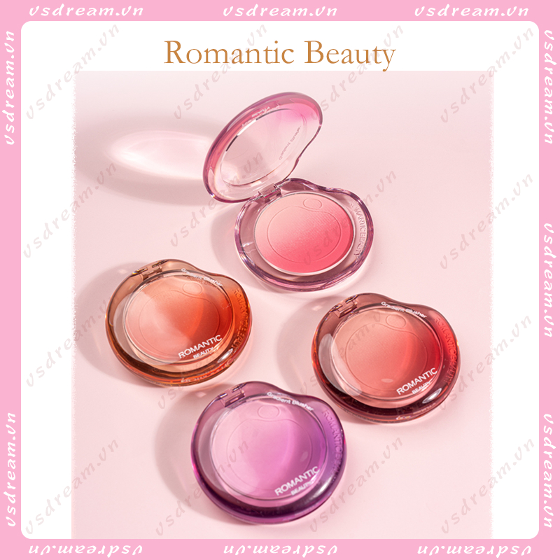 Phấn Má Hồng romantic beauty rmt Bong Bóng Màu Sắc gradient Dành Cho Nữ
