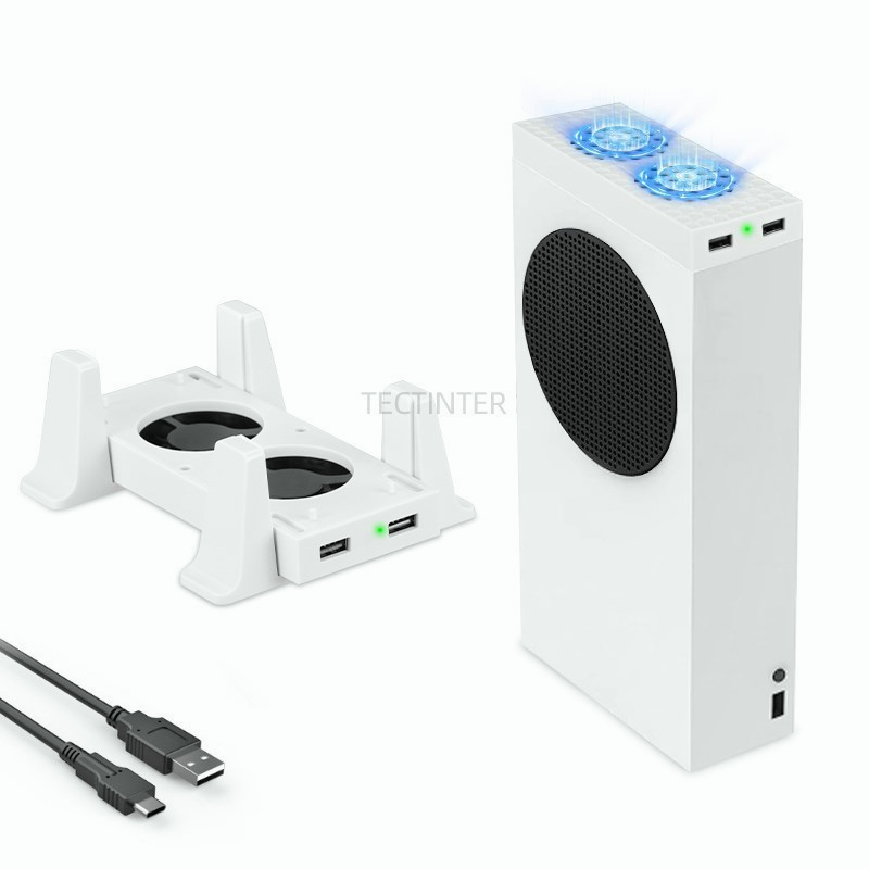 Giá Đỡ Đứng + 2 Quạt Tản Nhiệt S 3 Tốc Độ Cho Xbox Series S