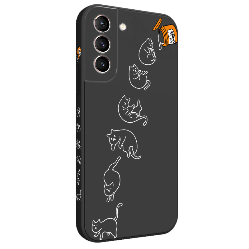 Ốp Điện Thoại Hình Mèo Xinh Xắn Cho Samsung Galaxy S21 S20 FE Ultra Plus