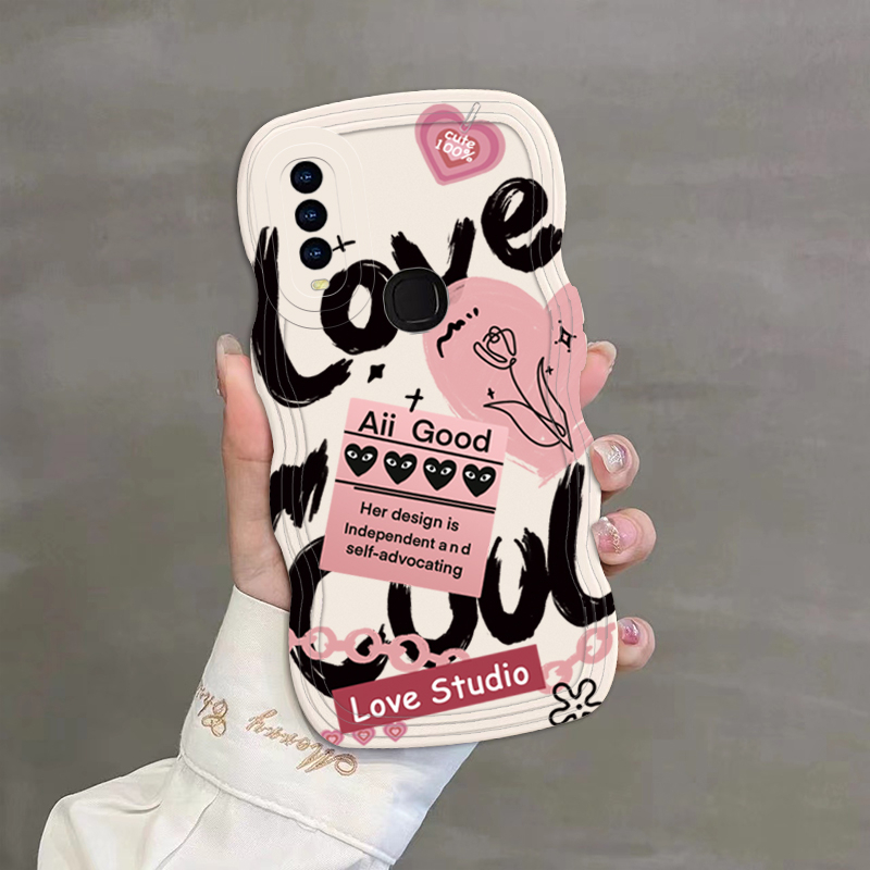 Ôp Điện Thoại Họa Tiết graffiti Thời Trang Chống Rơi Cho vivo y15s y20 y30 y11 y17 y91c y91 y21 y12s y01 Ốp