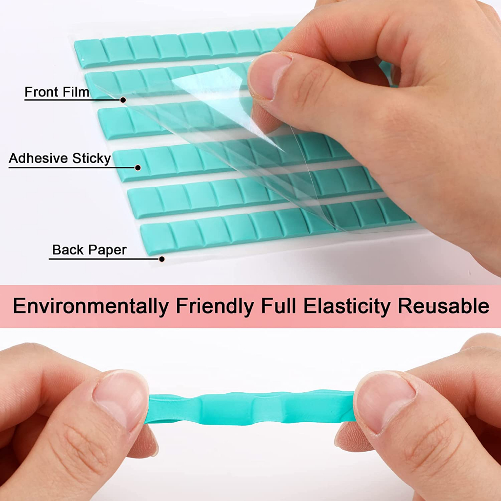 Keo đa năng nail dán móng 96 miếng - Keo đất sét nail, keo đa năng gắn móng giả tập vẽ , keo xanh dán móng giả-keo dán chuyên dụng cho dân làm móng