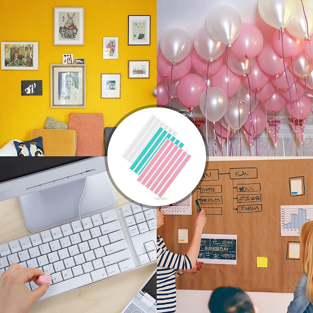 Keo đa năng nail dán móng 96 miếng - Keo đất sét nail, keo đa năng gắn móng giả tập vẽ , keo xanh dán móng giả-keo dán chuyên dụng cho dân làm móng