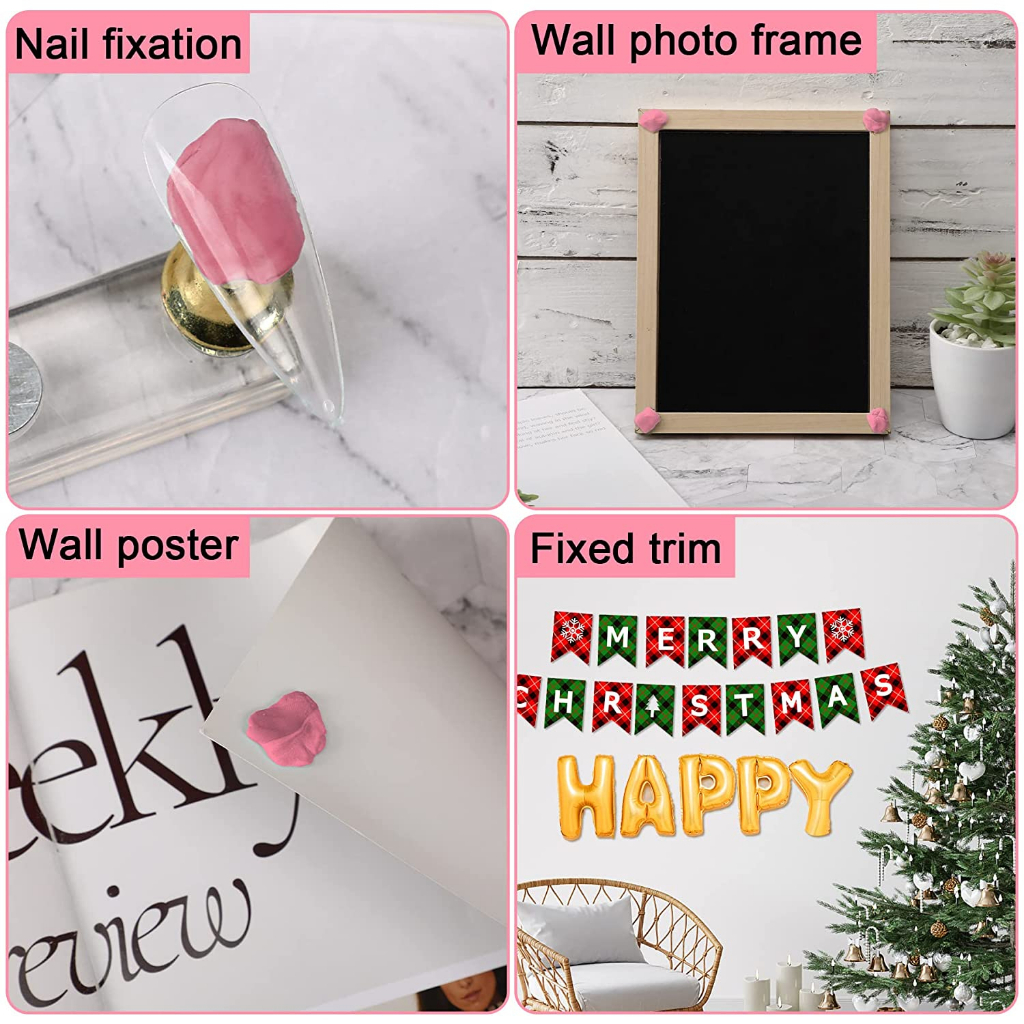 Keo đa năng nail dán móng 96 miếng - Keo đất sét nail, keo đa năng gắn móng giả tập vẽ , keo xanh dán móng giả-keo dán chuyên dụng cho dân làm móng