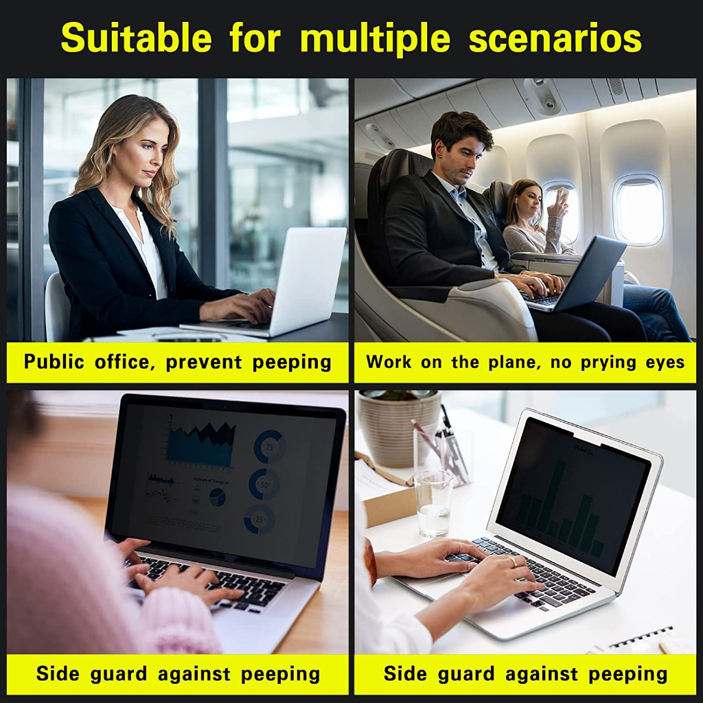 Kính Cường Lực Bảo Vệ Màn Hình Chống Nhìn Trộm Cho MacBook Pro / Air 14.2 inch M1 A2442