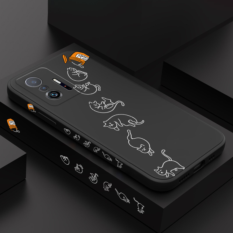 Ốp Điện Thoại Hình Mèo Dễ Thương Cho xiaomi mi 13t 12t 11t 10t pro lite mi 9t pro