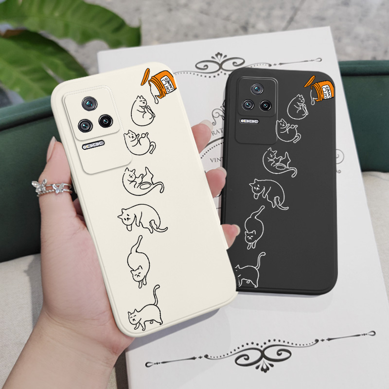 Ốp Điện Thoại Hình Mèo Dễ Thương Cho Xiaomi Redmi Note 12S 12 Pro PLus 4G 5G Pro