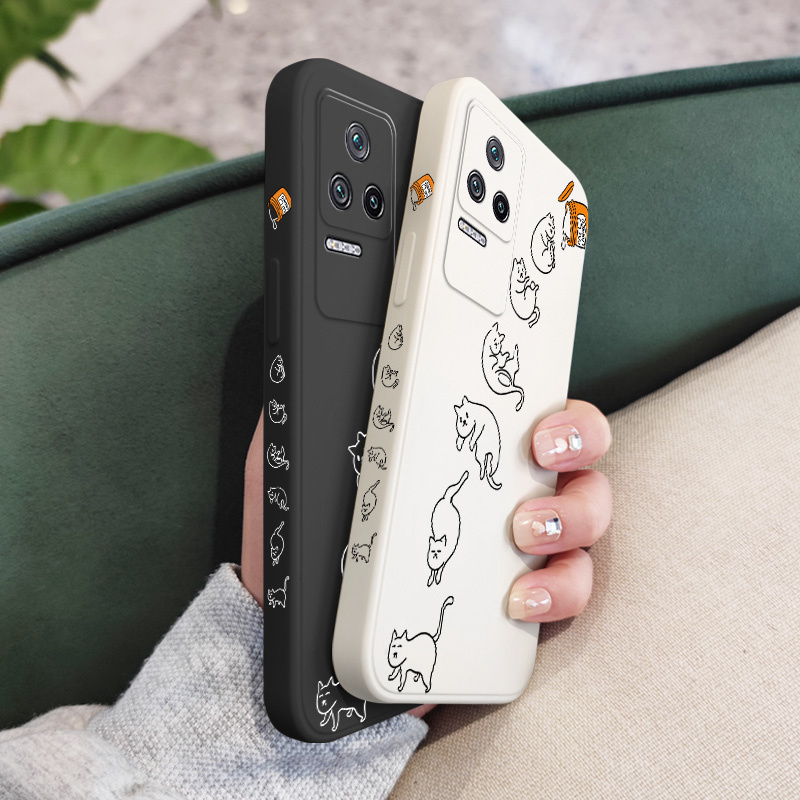 Ốp Điện Thoại Hình Mèo Dễ Thương Cho Xiaomi Redmi Note 12S 12 Pro PLus 4G 5G Pro