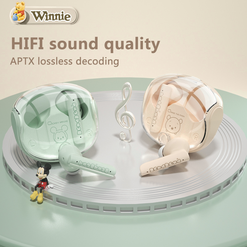 DISNEY Tai Nghe Nhét Tai Không Dây Bluetooth 5.3 HD LY-611 Có Micro Âm Thanh Stereo Sống Động