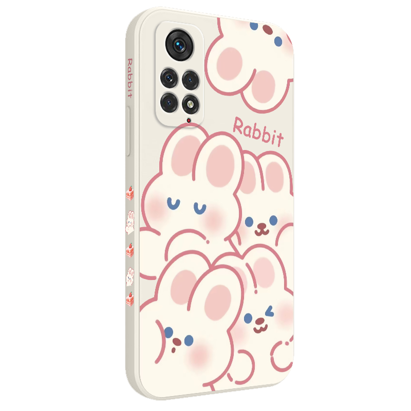 Ốp Điện Thoại Hình Thỏ Xếp Chồng Sáng Tạo Cho Xiaomi Redmi Note 11S 11 11T Pro Plus 4G 5G