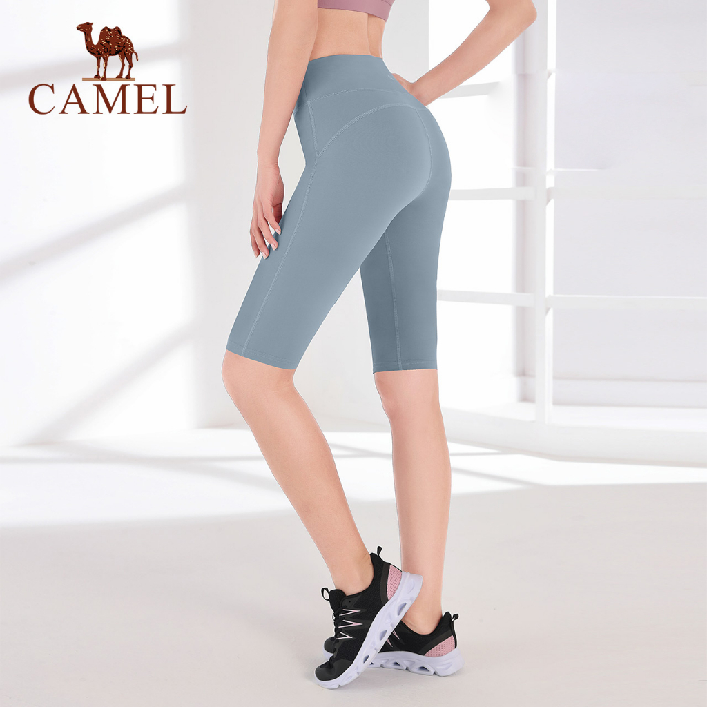 Quần short CAMEL phong cách thể thao thời trang cho nữ