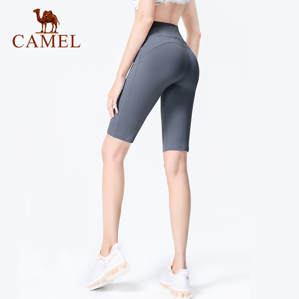 Quần short CAMEL phong cách thể thao thời trang cho nữ