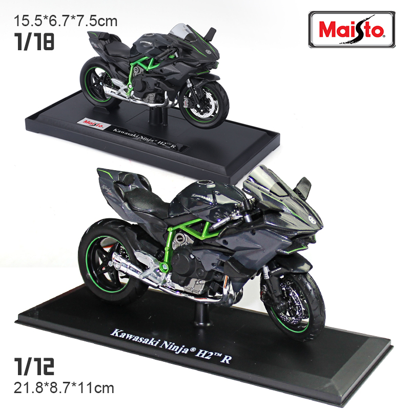 Maisto Mô Hình Xe Mô Tô kawasaki ninja h2r Tỉ Lệ 1: 12 Xe mô hình siêu xe 1:18