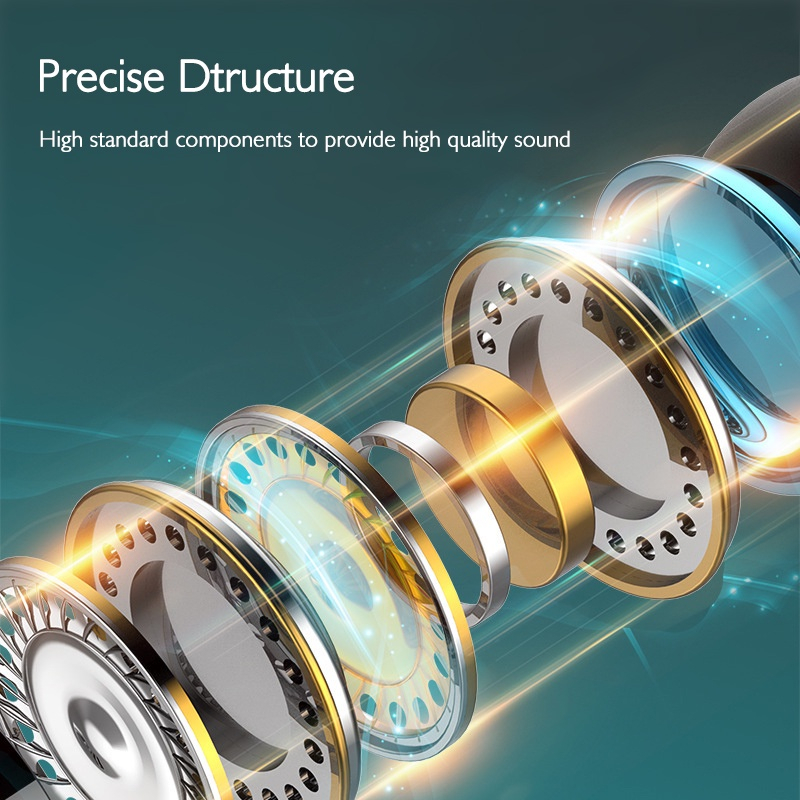 Tai Nghe Bass Nhét Tai Có Dây 3.5mm Kèm mic