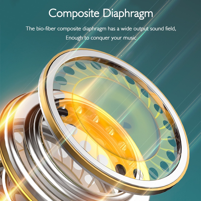 Tai Nghe Bass Nhét Tai Có Dây 3.5mm Kèm mic