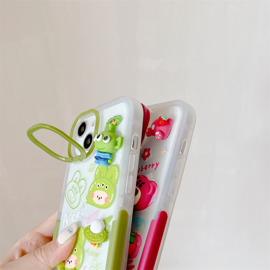 Ốp Điện Thoại Có Giá Đỡ Hình Gấu Cho Iphone 13 14 Pro Max 11 iPhone12 Pro Max