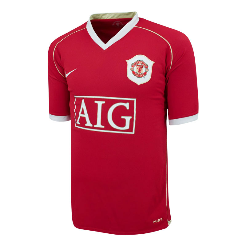 06-07 MU Home 7#Áo Bóng Đá Phong Cách Retro S-XXL