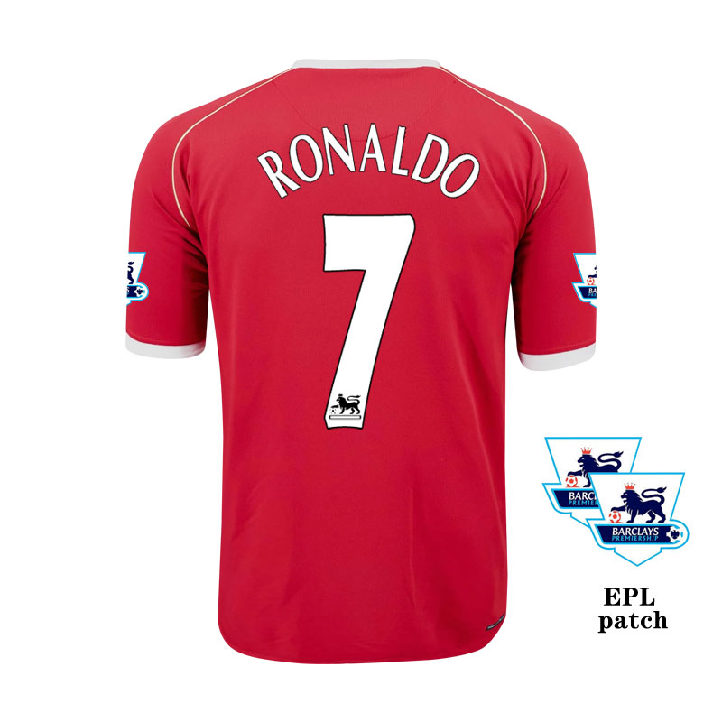 06-07 MU Home 7#Áo Bóng Đá Phong Cách Retro S-XXL