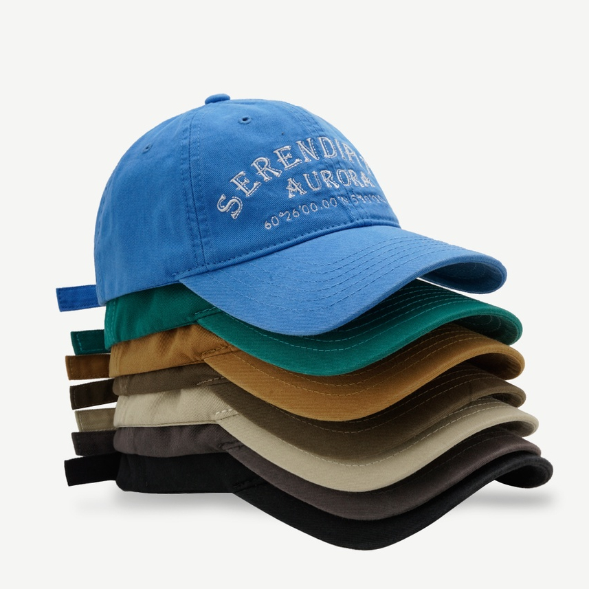 Mũ Lưỡi Trai Mềm Thêu Chữ Phong Cách Hàn Quốc Thời Trang Mùa Hè Cho Cặp Đôi