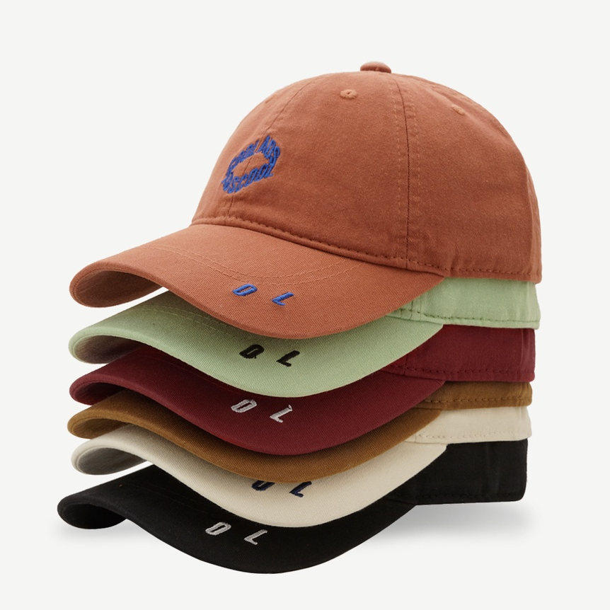 Mũ Lưỡi Trai Thêu Chữ Phong Cách Hàn Quốc Cá Tính Cho Cặp Đôi