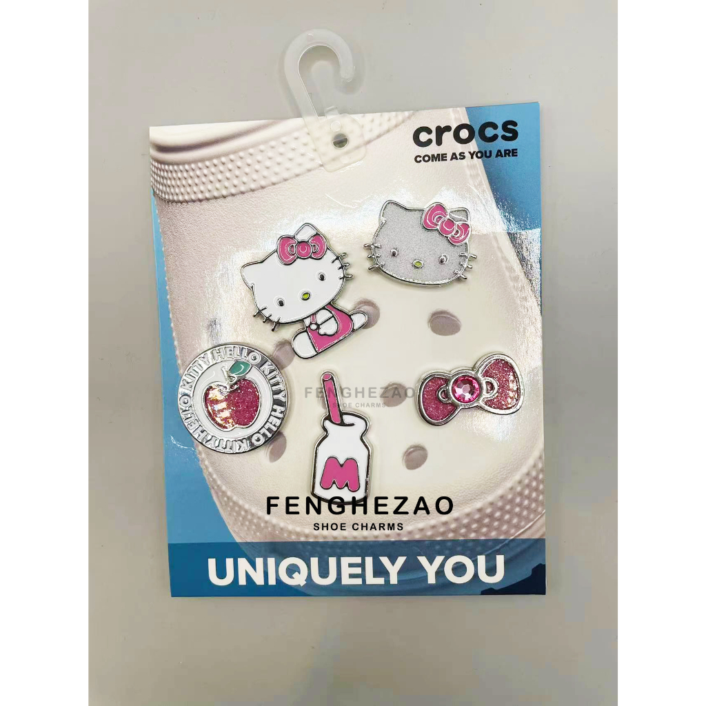 sticker dép crocs jibbitz Crocs Túi Đựng Giày Dép crocs Bằng Kim Loại kt cat set (Không Bao Gồm Giấy Jammed) charm dép crocs charm gắn dép jibitz cross charm crocs set chamr dép crocs phụ kiện dép cross jibbitz crocs chính hãng phụ kiện dép crocs