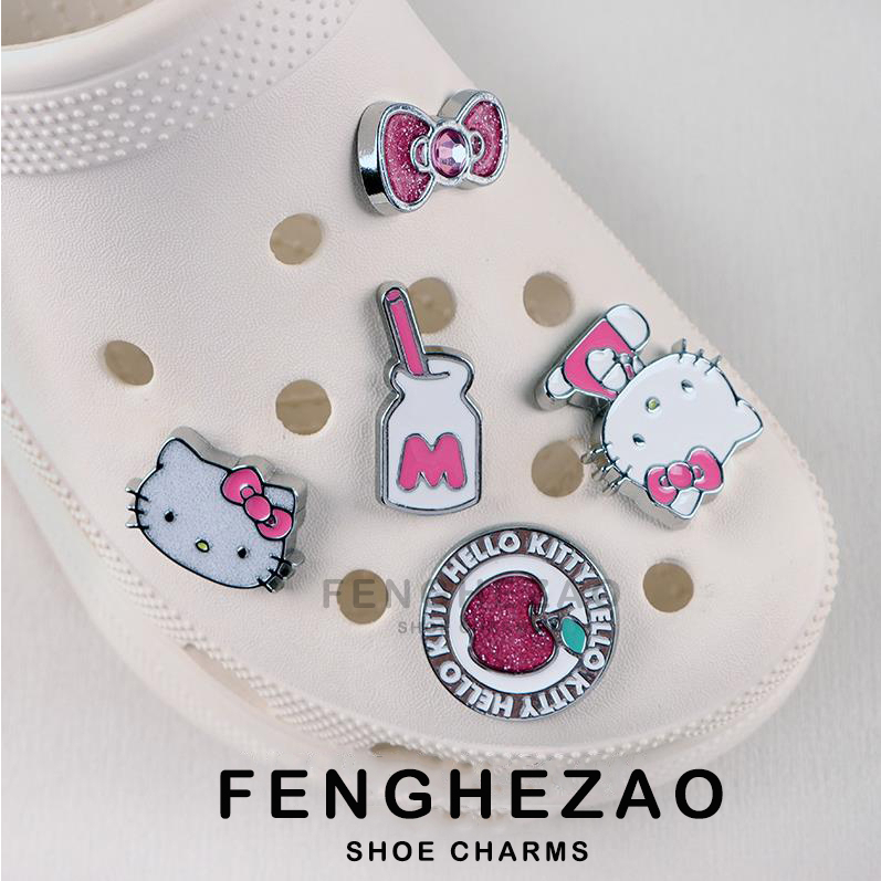 sticker dép crocs jibbitz Crocs Túi Đựng Giày Dép crocs Bằng Kim Loại kt cat set (Không Bao Gồm Giấy Jammed) charm dép crocs charm gắn dép jibitz cross charm crocs set chamr dép crocs phụ kiện dép cross jibbitz crocs chính hãng phụ kiện dép crocs