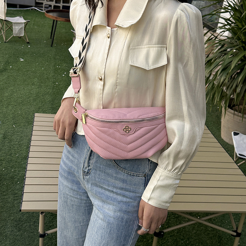 Túi Da PU Đeo Chéo Ngực Sức Chứa Lớn Thời Trang Hàn Quốc Cổ Điển Cho Nữ