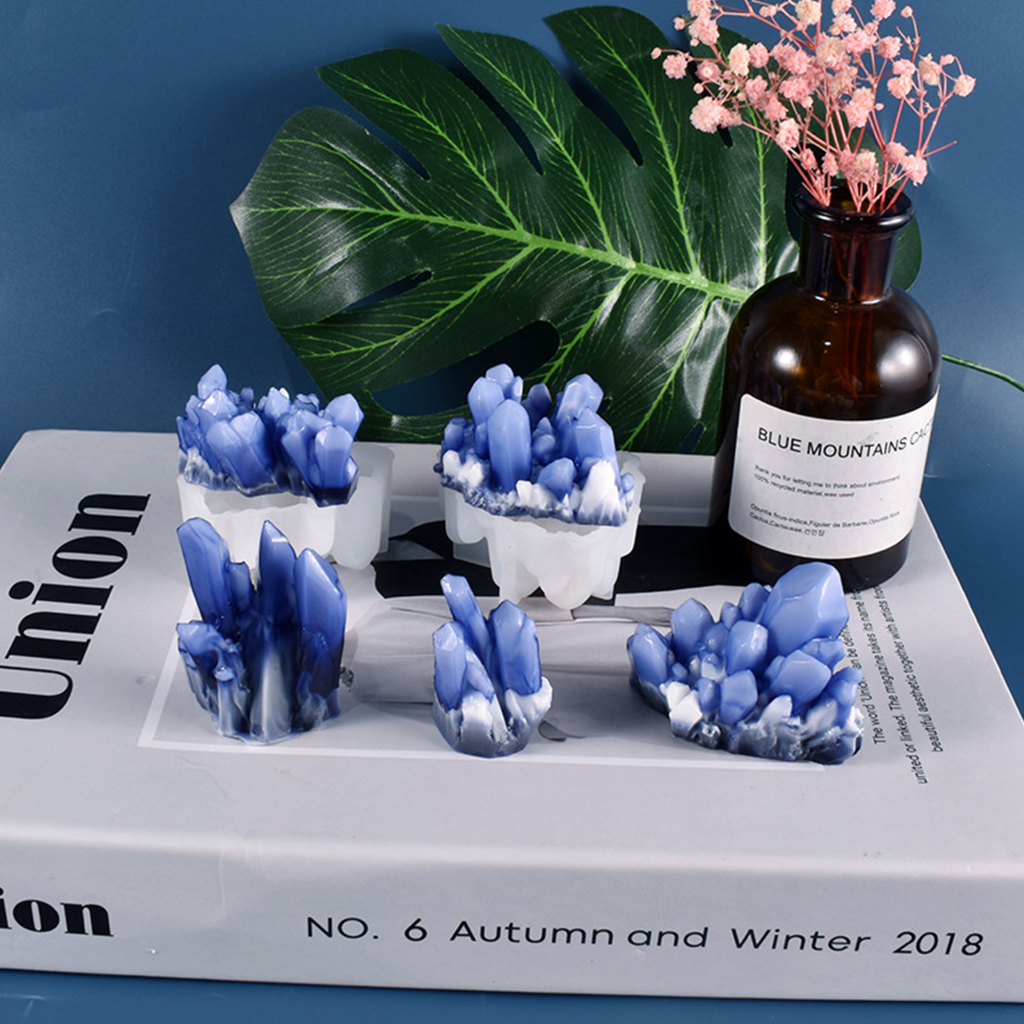 Khuôn Silicone Làm Đá Nhựa Resin Hình Ngọn Núi