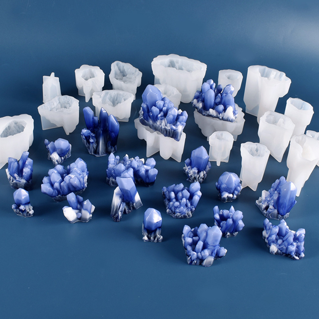 Khuôn Silicone Làm Đá Nhựa Resin Hình Ngọn Núi