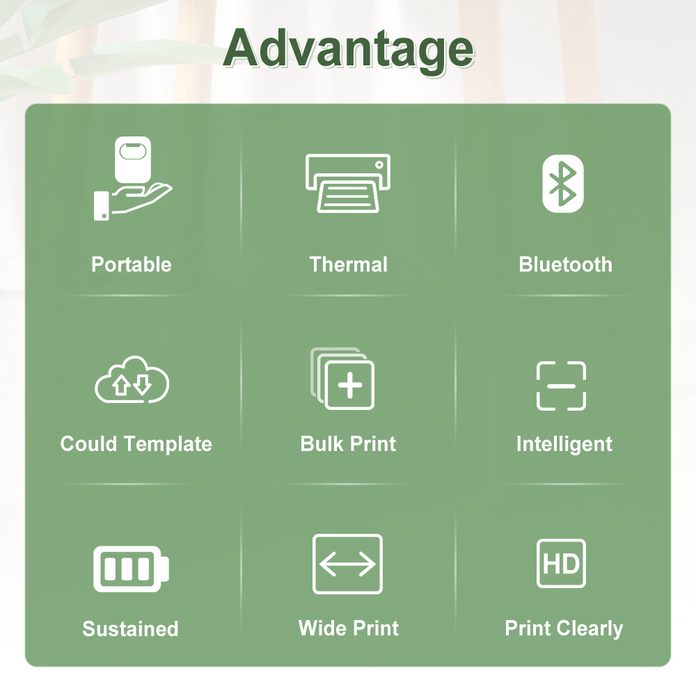 Nhãn Dán Máy In Cầm Tay E210 Kết Nối Bluetooth B21