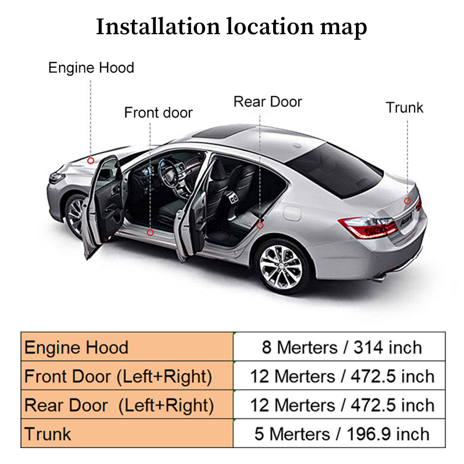 Dải Cao Su Hai Lớp Cách Âm Chống Nước Dán Cửa Xe Hơi / Mui Xe