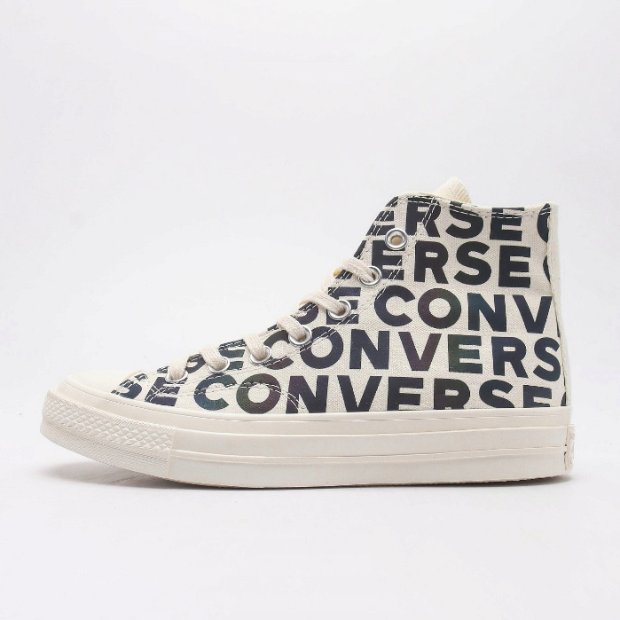 Giày Thể Thao CONVERSE Chuck 70 Vải Canvas Cổ Cao In Chữ Phản Quang Cá Tính