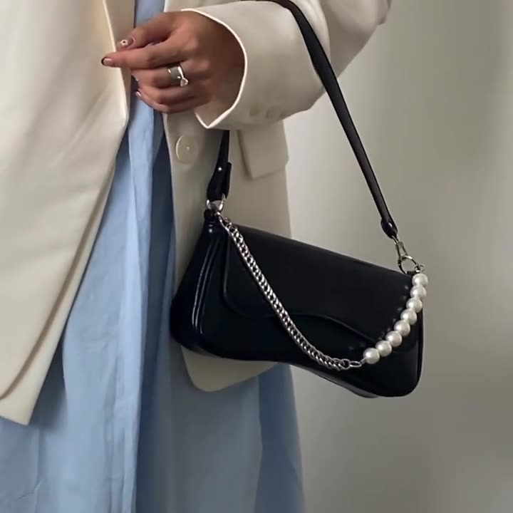 Túi Xách Phối Dây Đeo Thời Trang Phong Cách Retro