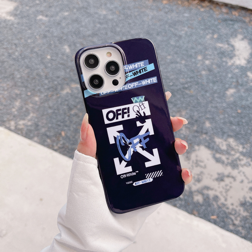 OFFWHITE Ốp Điện Thoại Silicone Dẻo In Hình Off White Chống Rơi Vỡ Cho iPhone 11 12 13 14 pro max 12 pro max 13 pro max 14 pro max