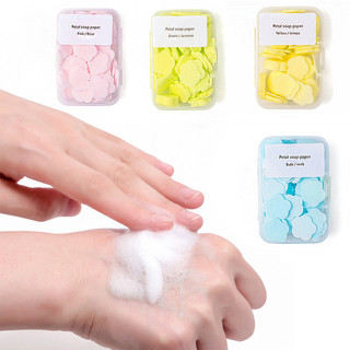 Xà phòng phòng tắm Nước rửa tay mini Giấy xà phòng dùng một lần