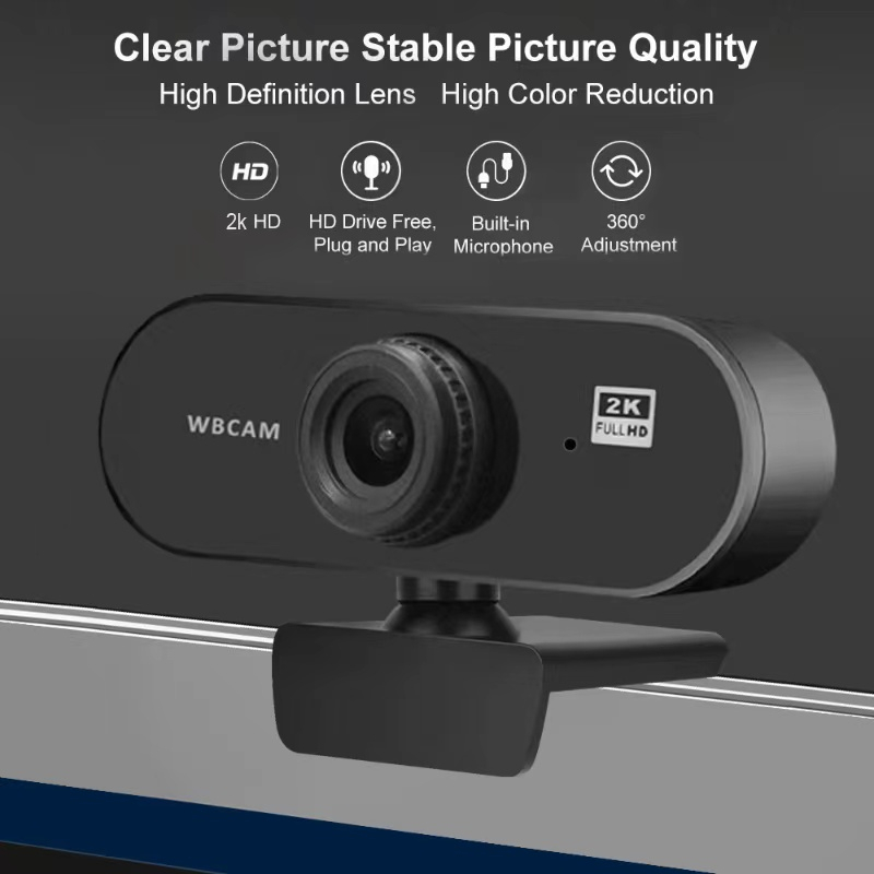 Webcam EVEBOT USB 1080p tự động lấy nét kèm mic chất lượng cao