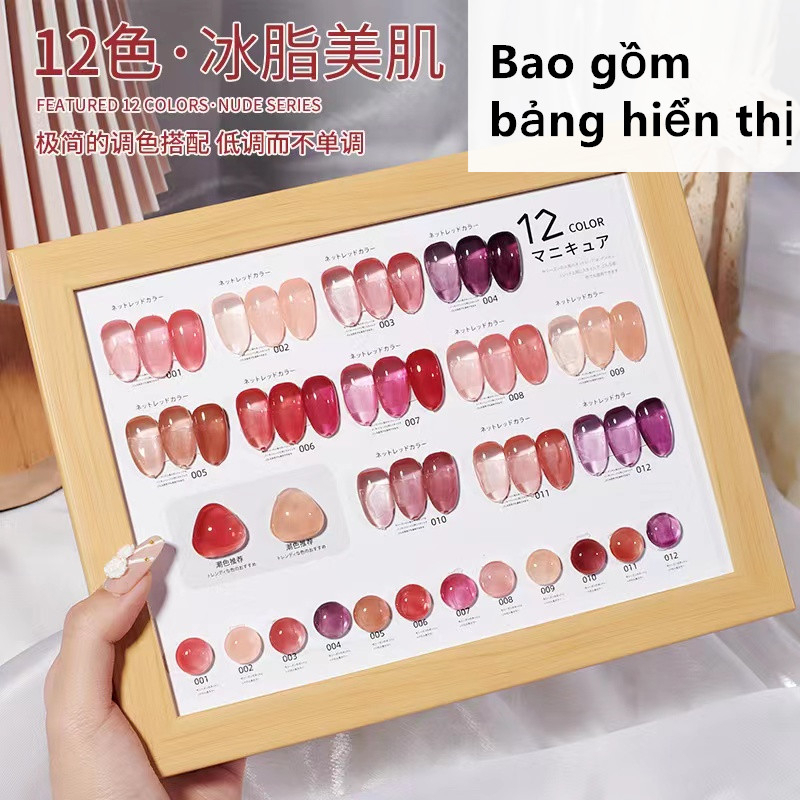 Keo Dán Móng Tay Trong Suốt 48 Giờ 10ml Màu Nude Hồng