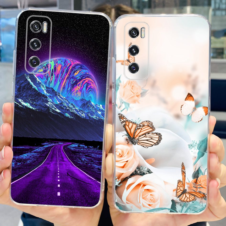 Ốp Điện Thoại Silicon Mềm In Hình Hoa Thời Trang Cho Vivo V20 SE V2022 V2023 VivoV20 SE V20SE 6.44 inch