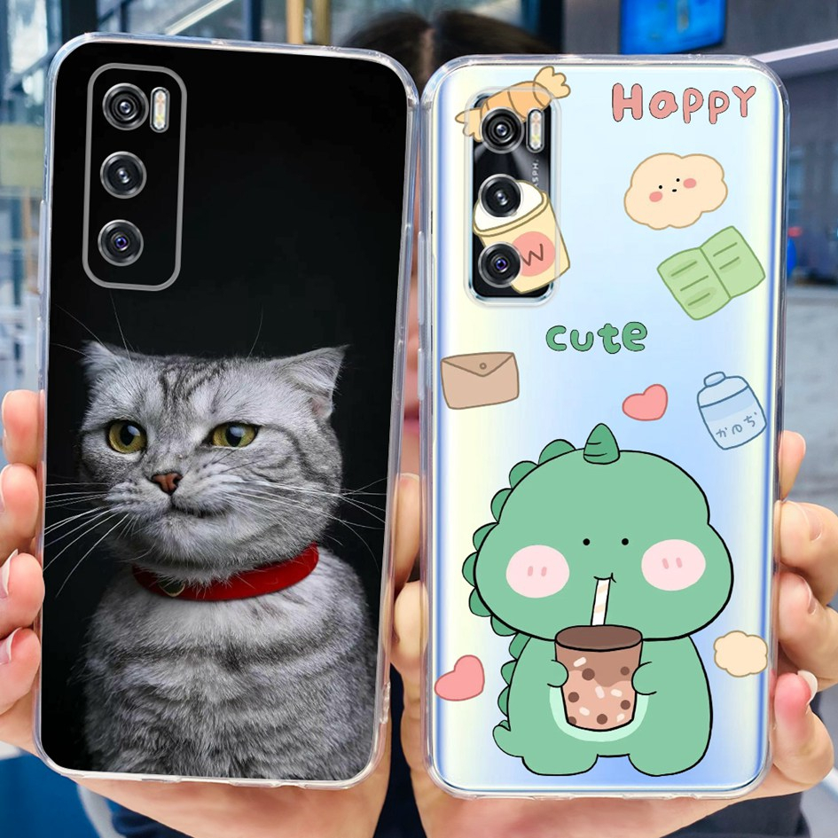 Ốp Điện Thoại Silicon Mềm In Hình Hoa Thời Trang Cho Vivo V20 SE V2022 V2023 VivoV20 SE V20SE 6.44 inch