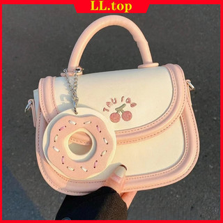 Donut/Cherry/Macaron Khóa Từ Túi Messenger Túi Nhỏ Thời Trang Thường Ngày Dễ Thương