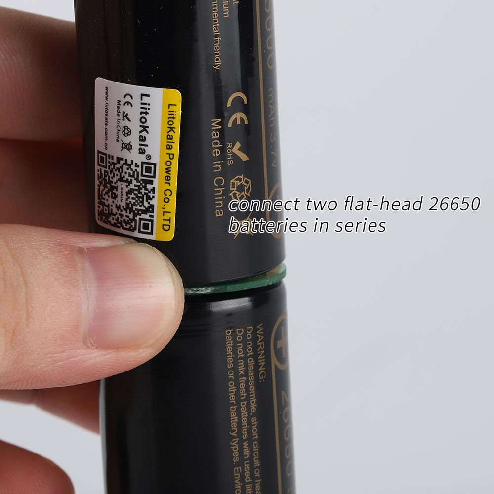 Bản Mạch PCB 26mm Kết Nối Hai Đầu Phẳng 26650 Pin Trong series