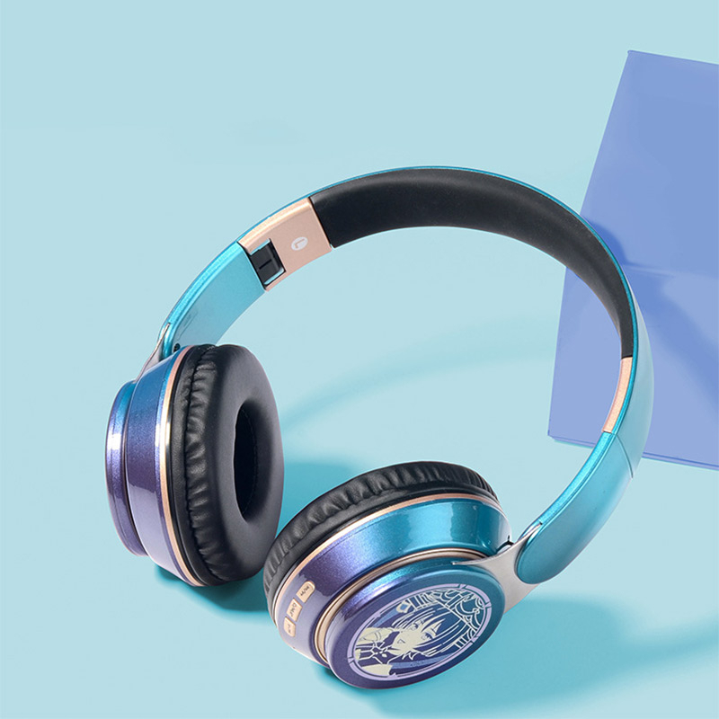 Tai Nghe Chụp Tai Bluetooth Không Dây Hỗ Trợ Thẻ TF Ba Chế Độ Thoải Mái