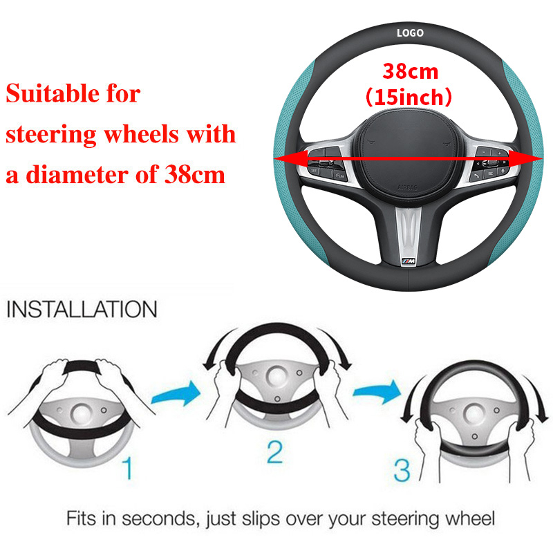 Bao Da Bọc Vô Lăng Xe Hơi Thể Thao Chống Trượt Cho suzuki swift grand vitara pro jimny ertiga sx4 alto apv xl7 ignis 2023 2022 2021 2020