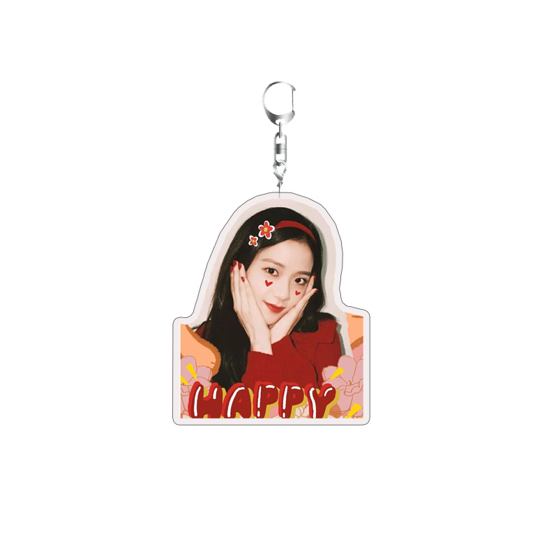 Móc Khóa Acrylic Hình BLACKPINK JENNIE ROSE LISA JISOO