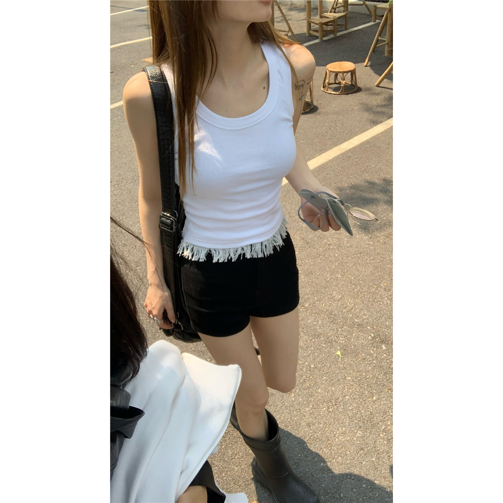 QADCOL Áo Thể Thao Không Tay Thời Trang Mùa Hè Phong Cách retro Dành Cho Nữ