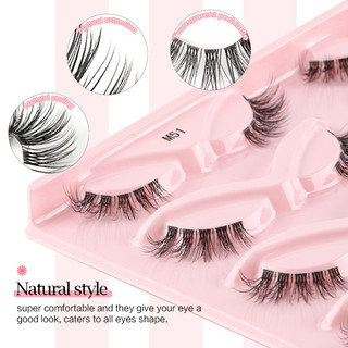 Set 10 Cặp Lông Mi Giả 3D Tự Nhiên