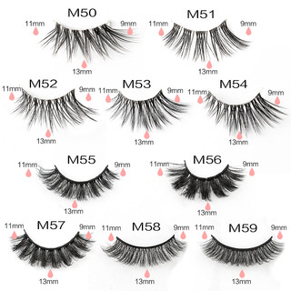 Set 10 Cặp Lông Mi Giả 3D Tự Nhiên