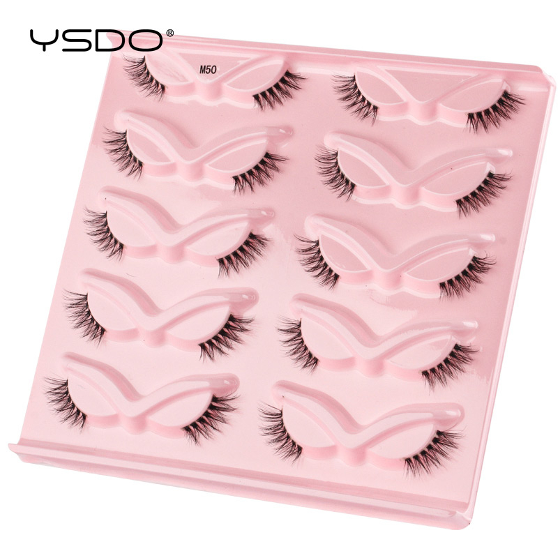 Set 10 Cặp Lông Mi Giả 3D Tự Nhiên