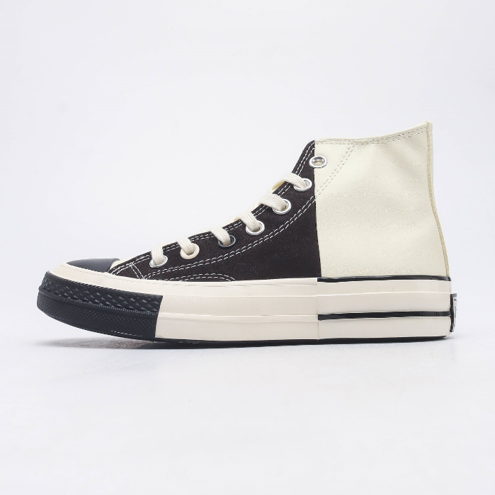 Giày Thể Thao Converse Chuck 1970 Hai Màu Trắng Đen Cổ Cao Thủ Công Tinh Tế