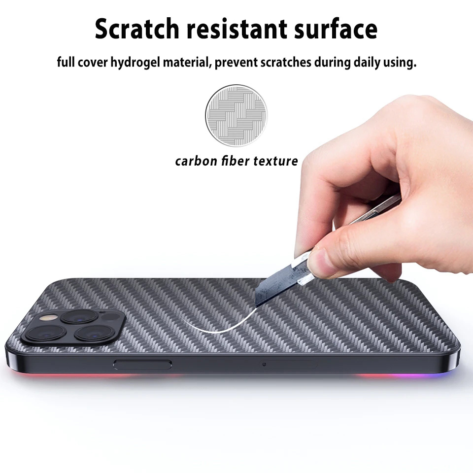 5 Miếng dán mặt lưng cacbon cho Realme Chống Bám Vân Tay bảo vệ 10 Pro 9 + Plus 4G 9i 8 5G 8i 7 7i 6 6i 5 5i 5s
